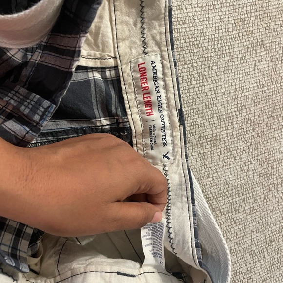 Men’s American Eagle Plaid Cargo Shortss Size 32 NWOT - Picture 4 of 4